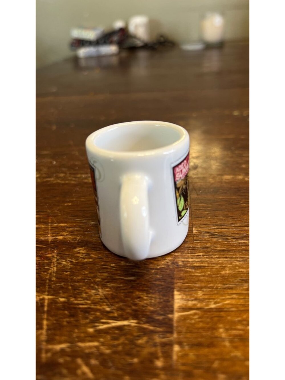 Starbucks Miniature Coffee Mug Vintage Blend Labels Ceramic Collectibles 2004 - Picture 4 of 8